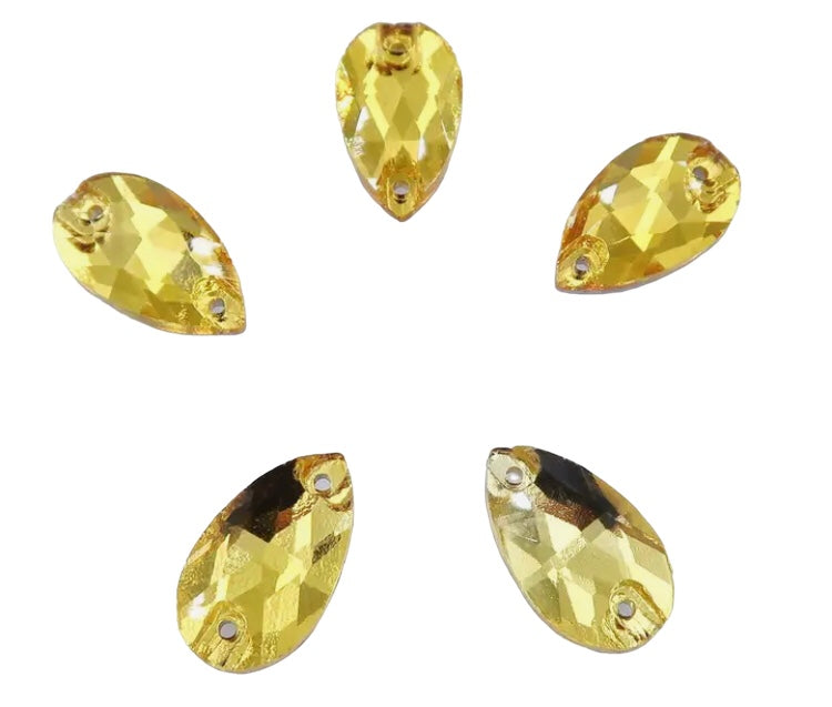 Pedrusco Cristal lágrimas de colores