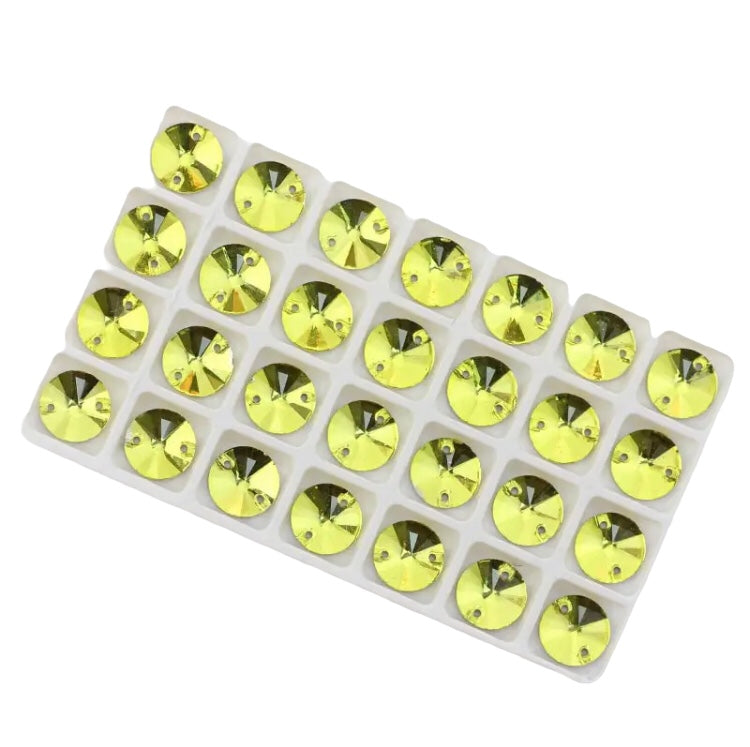 Pedrusco Cristal círculo amarillo