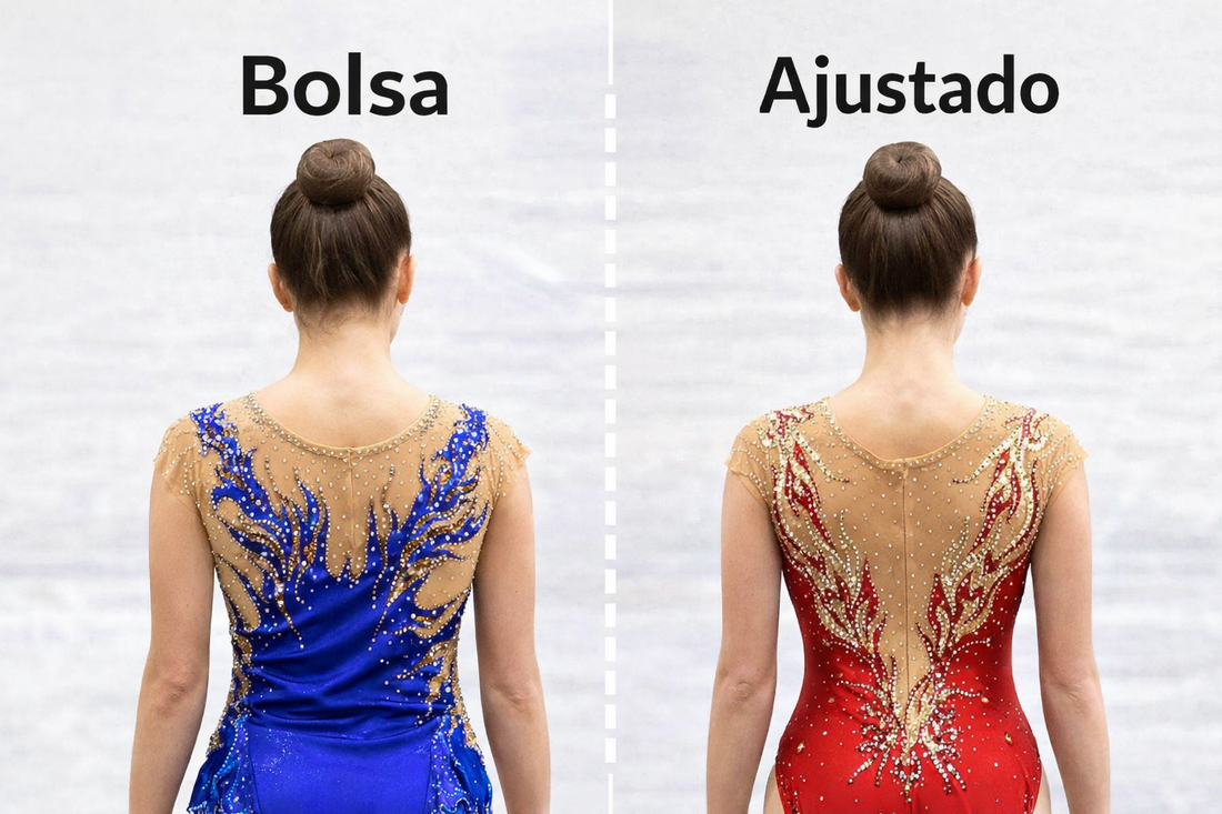 Cómo evitar bolsas en la espalda de un maillot de gimnasia rítmica