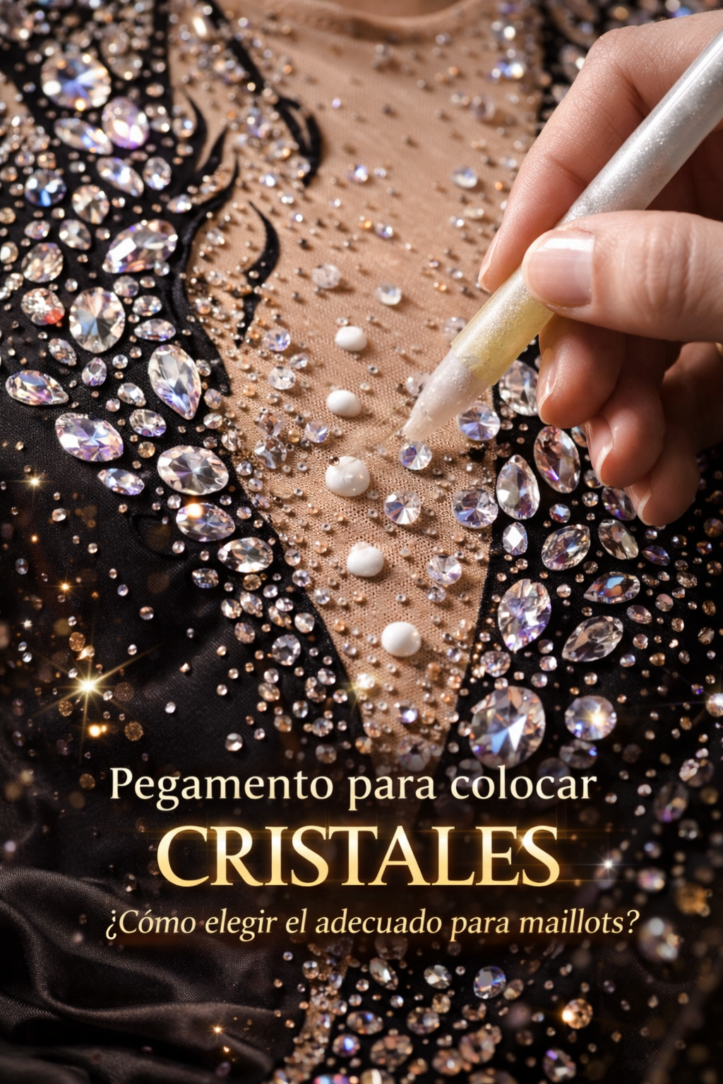 Pegamento para colocar cristales en maillots