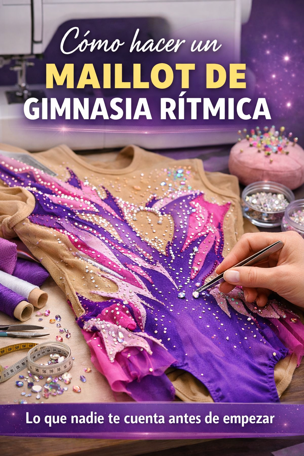 Cómo hacer un maillot de gimnasia rítmica paso a paso
