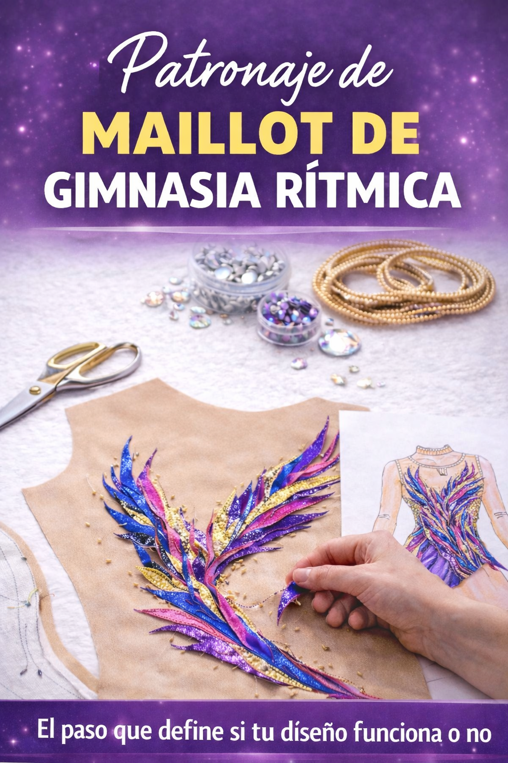 Patronaje de maillot de gimnasia rítmica: el paso que define si tu diseño funciona o no