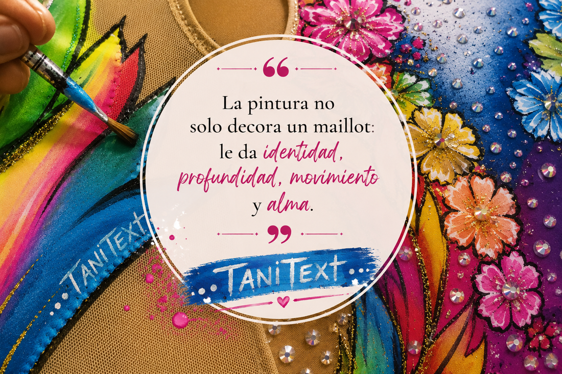 La pintura no solo decora un maillot: le da identidad, profundidad, movimiento y alma. TaniText