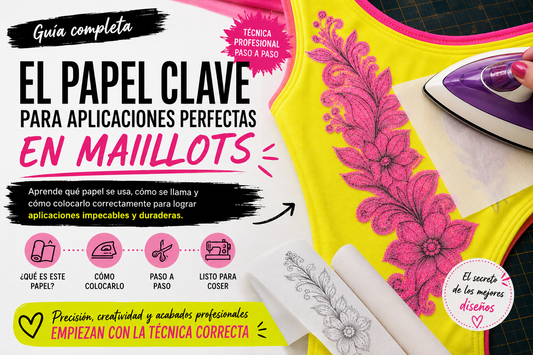 El papel clave para aplicaciones perfectas en maillots de gimnasia rítmica - Guía completa Tanitex