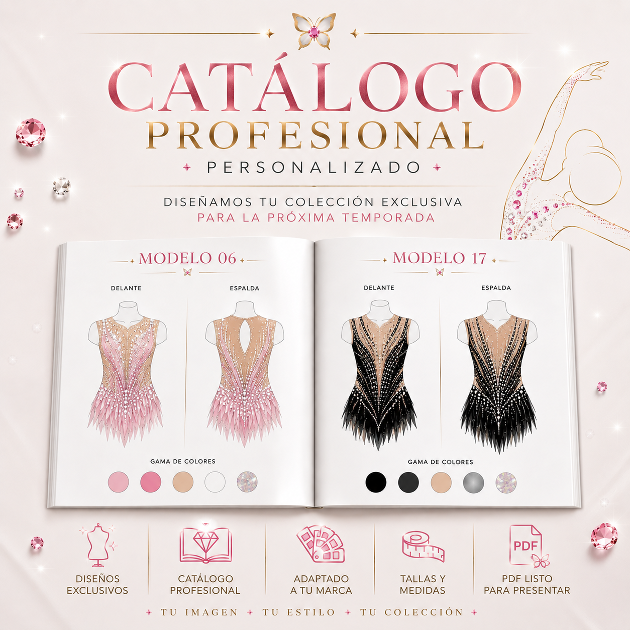 Catálogo Profesional Personalizado de Maillots de Gimnasia Rítmica ( PDF )