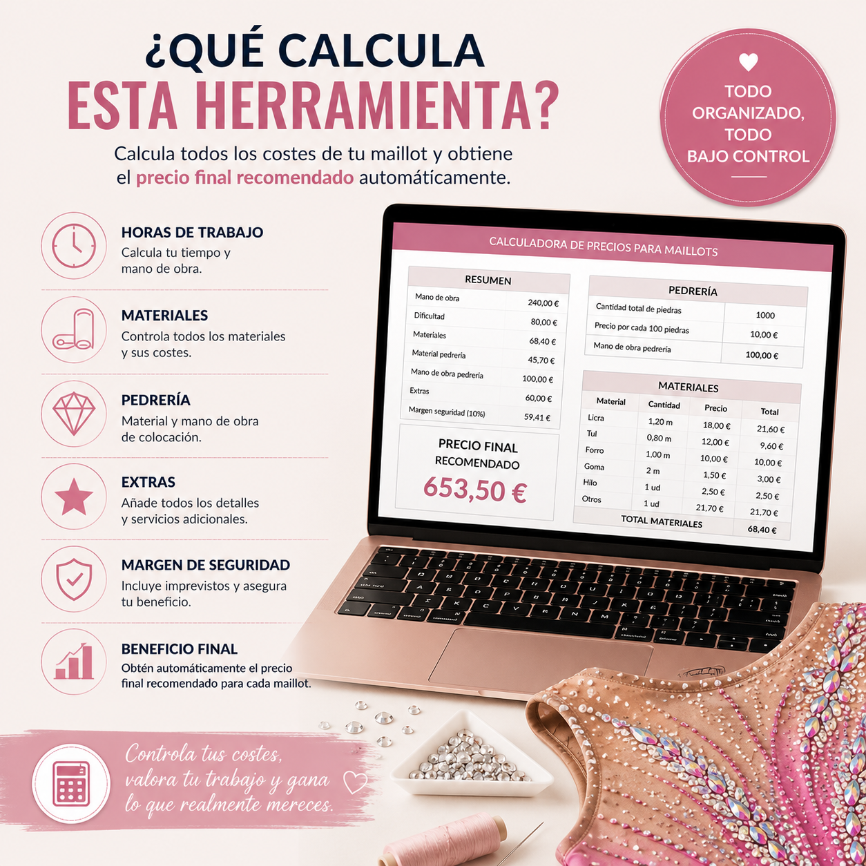 Calculadora de presupuestos para maillots